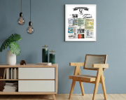 Plakat urodzinowy na 80 urodziny – personalizowany prezent na osiemdziesiątkę