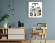 Plakat urodzinowy na 50 urodziny – personalizowany prezent na pięćdziesiątkę