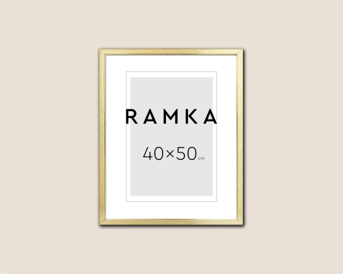 Ramka do plakatu 40x50 - kolor złoty
