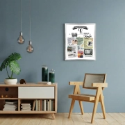 Plakat na 40-te urodziny - prezent urodzinowy - rocznik 1986