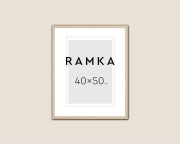 Ramka do plakatu 40x50 cm - kolor buk
