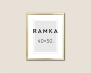 Ramka do plakatu 40x50 - kolor złoty