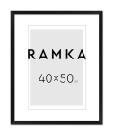 Ramka do plakatu 40x50 cm - kolor czarny
