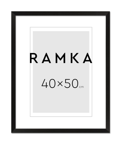 Ramka do plakatu 40x50 cm - kolor czarny
