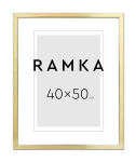 Ramka do plakatu 40x50 cm - kolor złoty