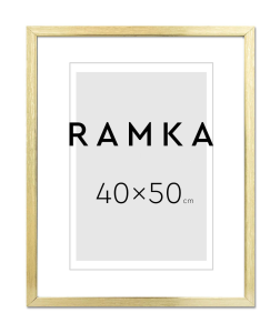 Ramka do plakatu 40x50 cm - kolor złoty