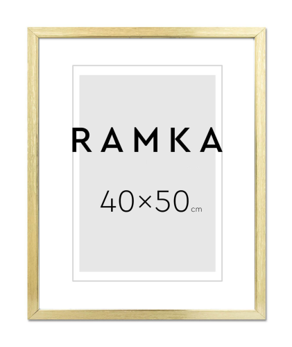 Ramka do plakatu 40x50 - kolor złoty