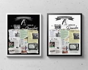 Plakat urodzinowy na 70 urodziny – personalizowany prezent na siedemdziesiątkę