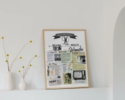 Plakat urodzinowy na 90 urodziny – personalizowany prezent na dziewięćdziesiątkę