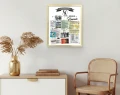Plakat urodzinowy na 80-te urodziny - rocznik 1946 - pomysł na prezent urodzinowy na 80-tkę