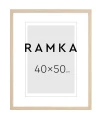 Ramka do plakatu 40x50 cm - kolor buk