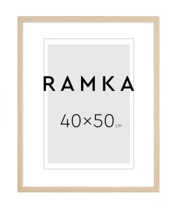 Ramka do plakatu 40x50 cm - kolor buk